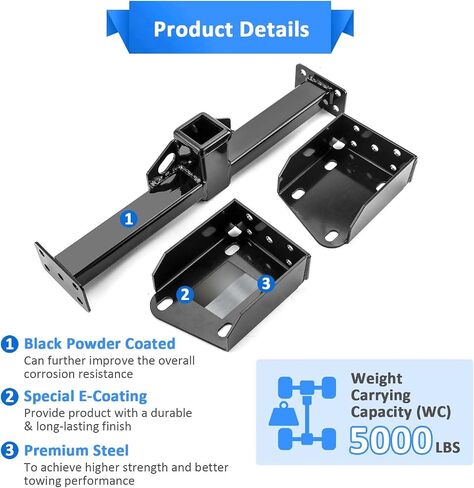 Wsays Class 3 Trailer Hitch 2" Receiver Compatible with Subaru Ascent 2019-2025 in Saudi Arabia