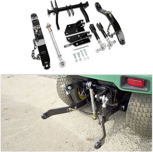 Kojem Cat-1 3 Point Hitch Kit متوافق مع John Deere Tractor Models 318 322 330 332 420 430 Diesel 316 مع Hook Treever Hook Onan Engine Hook in Saudi Arabia
