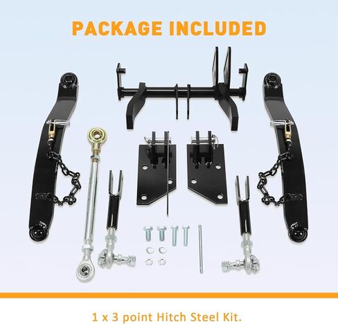 Kojem Cat-1 3 Point Hitch Kit متوافق مع John Deere Tractor Models 318 322 330 332 420 430 Diesel 316 مع Hook Treever Hook Onan Engine Hook in Saudi Arabia