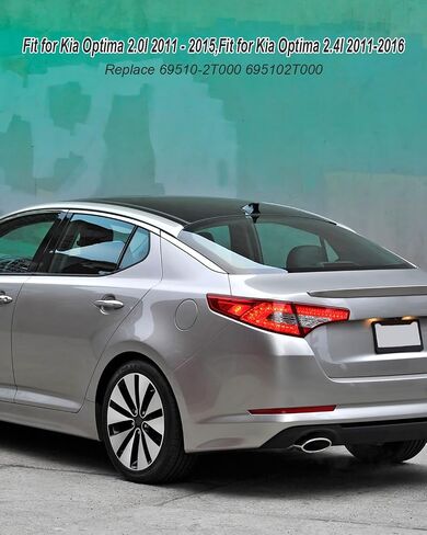 Fuel Tank Filler Flap Cover Cap Fit for Kia Optima 2.0l 1998cc 122cu. In. L4 Dohc Turbocharged 2.4l 2359cc L4 Dohc L4 Electric Dohc 2011-2016 Rplace 69510-2T000 695102T000 in Saudi Arabia