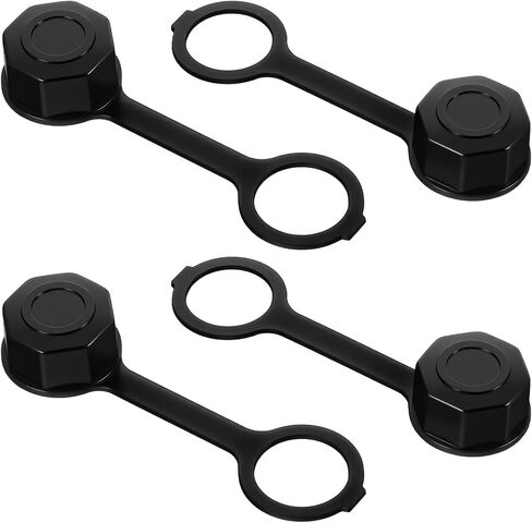 4 Pcs Gas Can Caps, Gas Can Vent Caps, Fuel Replacement Cap, Leak-Proof Screw Cap for Diesel Kerosene Jugs, Universal Fit for Most Fuel Containers in Saudi Arabia