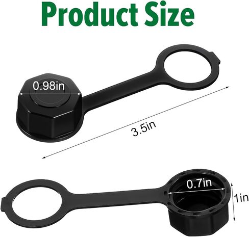 4 Pcs Gas Can Caps, Gas Can Vent Caps, Fuel Replacement Cap, Leak-Proof Screw Cap for Diesel Kerosene Jugs, Universal Fit for Most Fuel Containers in Saudi Arabia