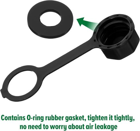 4 Pcs Gas Can Caps, Gas Can Vent Caps, Fuel Replacement Cap, Leak-Proof Screw Cap for Diesel Kerosene Jugs, Universal Fit for Most Fuel Containers in Saudi Arabia