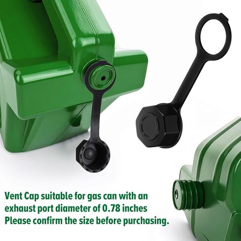 4 Pcs Gas Can Caps, Gas Can Vent Caps, Fuel Replacement Cap, Leak-Proof Screw Cap for Diesel Kerosene Jugs, Universal Fit for Most Fuel Containers in Saudi Arabia