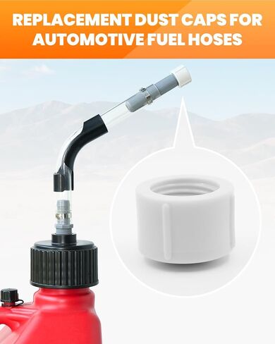 8 PCS Racing Fuel Jug Hose Cap - للغبار ، تنفيس ، إبريق الوقود ، وقود السباق 5.5 جالون ، وأباريق EGS ، وأباريق الوقود Scribner ، وقبعات استبدال الغبار لتجزئة السباق in Saudi Arabia
