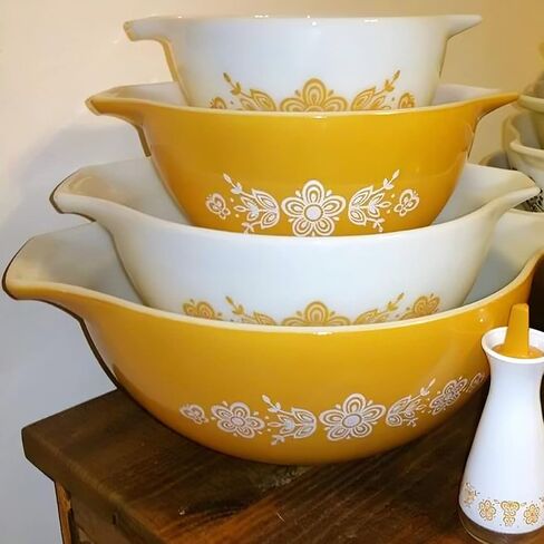12 Pieces Display Stands for Pyrex Round Bowls Risers for Pyrex Bowls Stacker Stacking Rings for Cabinet Colorful in Kuwait