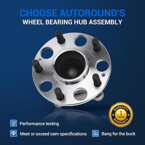 Autoround 512544 Rear Wheel Bearing Hub Assembly Compatible with Honda Accord 2013-2015 & 2018-2023, Acura TLX 2015-2020 5-Lugs Pair in Saudi Arabia