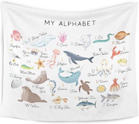 WARDOS Mental Health Tapestry, Inhale Exhale Mental Health Tapestry Wall Hanging, Abstract Watercolor Meditation Wall Blanket Decor for Therapist Counselor Calming Office, 50x60 Inch in Kuwait