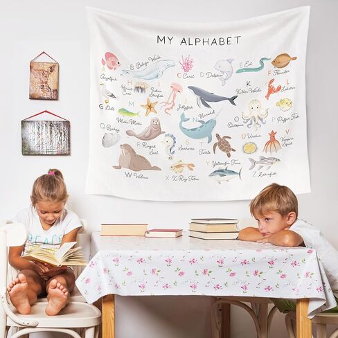 WARDOS Mental Health Tapestry, Inhale Exhale Mental Health Tapestry Wall Hanging, Abstract Watercolor Meditation Wall Blanket Decor for Therapist Counselor Calming Office, 50x60 Inch in Kuwait