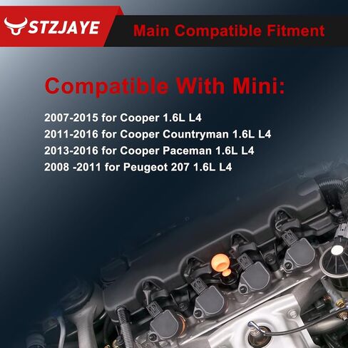 Ignition Coil Packs UF598 Set of 4 Compatible with Mini for Cooper Countryman 2011-2016, for Cooper 2007-2015 1.6L L4, for Cooper Paceman 2013-2016 1.6L L4 Replace C1692, GN10328 in Saudi Arabia