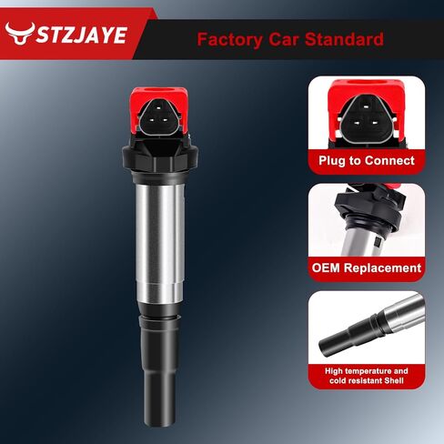 Ignition Coil Packs UF598 Set of 4 Compatible with Mini for Cooper Countryman 2011-2016, for Cooper 2007-2015 1.6L L4, for Cooper Paceman 2013-2016 1.6L L4 Replace C1692, GN10328 in Saudi Arabia