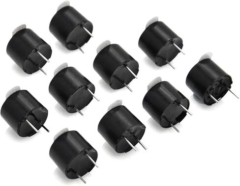 3V/5V/12V طقم الجرس النشط الطويل المغناطيسي الطويل النبرة المنبه Ringer 12x9.5mm mini piezo active piezo in Saudi Arabia