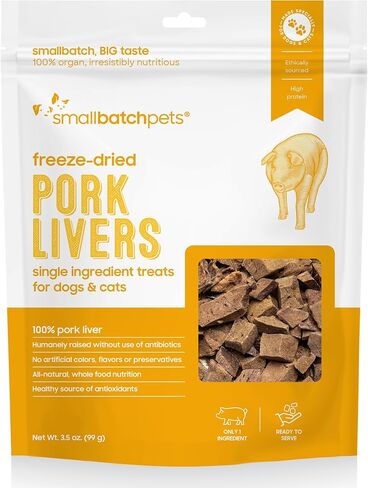 يعالج الكبد المجفف بالتجميد الصغير للكلاب والقطط-وجبات خفيفة ذات ثغرات أحادية ، غنية بالبروتين ، من مصادر إنسانية بنسبة 100 ٪-لا تضاف أو مواد حافظة-(3 أوقية ، بطة) in Kuwait