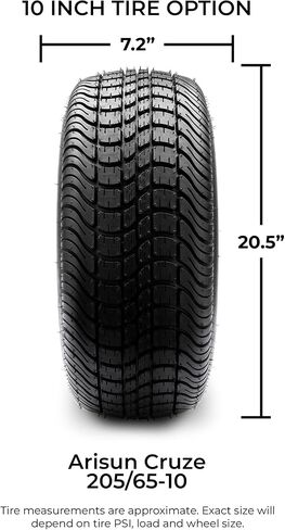 10 "Black 8 Window Steel Wheels with Street Low Profile Tyre Options مجموعة مجموعة من 4 in Saudi Arabia