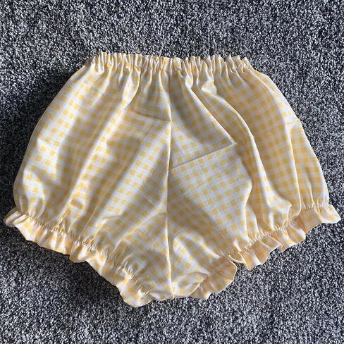 Women Cute Bloomer Shorts Ruffle Trim Pumpkin Shorts Y2k Elastic Waist Lounge Shorts Lolita Pettipants in Saudi Arabia