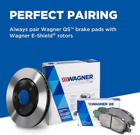 Wagner ThermoQuiet MX459 Front Disc Brake Pad Set Semi-Metallic for Dodge Ram 2500 in Kuwait