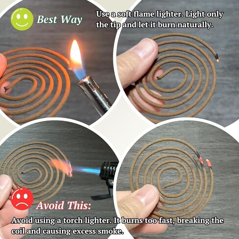 AK Daily Praying Incense Coils (3-3.5hrs, 48pcs) - Taiwan Incense Style - for Religious Practices, Meditation, Temple, Home Altars, Prayer. Daily Use (1) in Saudi Arabia