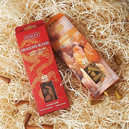 Hosley 240-Pack Dragon’s Bevense Consens ، Essental Oil Stused ، مثالي للتأمل ، العطرية ، المنتجع الصحي ، المنزل ، الحمام ، حفلات الزفاف ، الهدايا in Kuwait