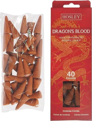 Hosley 240-Pack Dragon’s Bevense Consens ، Essental Oil Stused ، مثالي للتأمل ، العطرية ، المنتجع الصحي ، المنزل ، الحمام ، حفلات الزفاف ، الهدايا in Kuwait