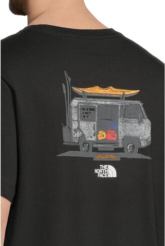The North Face Men's Evolution Van Life Short Tee | تي شيرت مع الياقات المضلعة والأكمام في الأكمام in Saudi Arabia