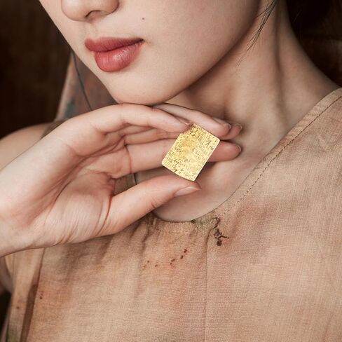 24K Solid Gold Guanyin Buddha, 999 Real Gold Jewelry Gifts, Fortune Blessing Charm Ingot Pendant Gift for Women Men A2015902 in Kuwait