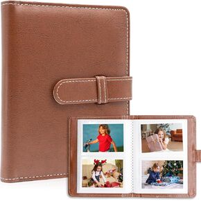 64 Photos Album for Fujifilm Instax Mini Camera Polaroid Pictures, 2x3 Photo Album Book for Fujifilm Instax Mini 11 12 evo 9 90 70 40 8 Instant Camera Film (Pink) in Kuwait