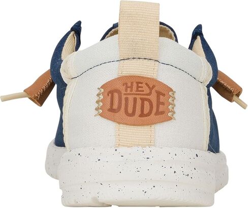 HEYDUDE Wally Craft Linen Sargasso Blue/White Size 7, Men’s Shoes, Men's Slip-on Loafers, Comfortable & Light-Weight in Saudi Arabia