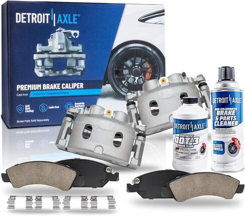 Detroit Axle - مجموعة الفرامل الأمامية لـ Chevy GMC Silverado Sierra Sierra Express Savana SavaRUPAN YUKON XL in Saudi Arabia