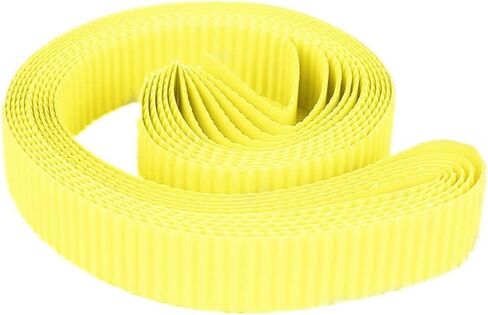 Corrugated Paper Strip in Assorted Colors Corrugated Bright for Craft and DIY Projects 6pc 0.8 * 26.5inch (red) in Kuwait
