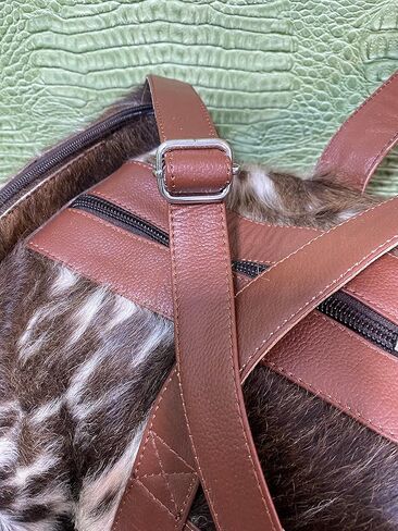 Uroosa Leather Cowhide Duffle Bag | Leather Duffel Bag is for both Men and Women | Made with Cow Skin | Special designed for Gifts, sports, Gym, and Multi-Purpose Uses in Saudi Arabia