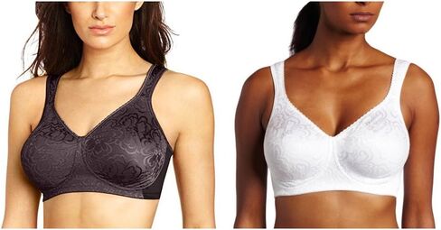 Playtex Womens 18 ساعة الرفع ودعم صدرية خالية من الأسلاك ، أسود/أبيض ، 40 ب in Saudi Arabia
