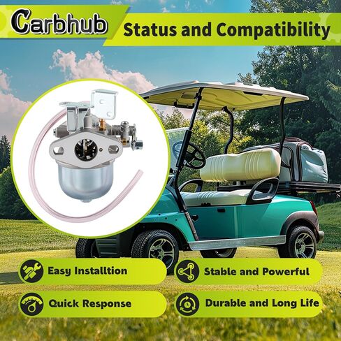 Carbhub Carburetor for Ezgo Gas Car Car Golf Cart 2-Cycle Stroke Robin Marathon Marathon Carb 1981-1987 Number 17563 18342G1 18342-G1 26645-G01 20071G1 20071-G1 26645G01 in Saudi Arabia