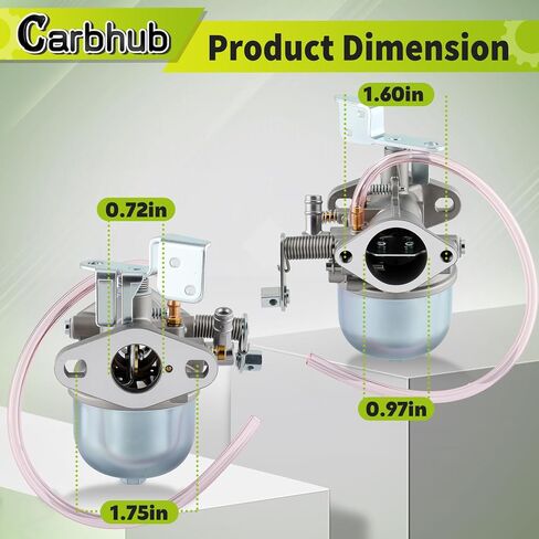 Carbhub Carburetor for Ezgo Gas Car Car Golf Cart 2-Cycle Stroke Robin Marathon Marathon Carb 1981-1987 Number 17563 18342G1 18342-G1 26645-G01 20071G1 20071-G1 26645G01 in Saudi Arabia