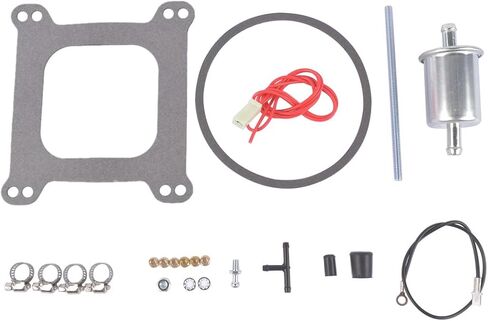 GELUOXI 1406 Carburetor for 600 CFM 4 Barrel AFB-style Square Bore Compatible with Silverado Corvette Mustang Mercury GMC Pickup Truck Carburetor with Electric Choke in Saudi Arabia