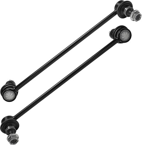 Detroit Axle - 8pc Front Suspension Kit for 2014-2020 Nissan Rogue 2017-2022 Rogue Sport 2017-2019 Qashqai, 4 Inner Outer Tie Rods 2 Sway Bar Links 2 Boots Replacement in Saudi Arabia
