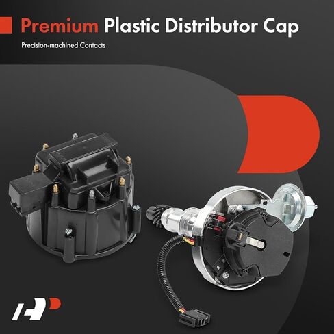 A-Premium Ignition Distributor with Cap and Rotor Compatible with Buick Regal, Century, Electra, Estate Wagon, LeSabre, Skylark & Oldsmobile 98, Custom Cruiser, Delta 88 & Pontiac Bonneville, Catalina in Saudi Arabia
