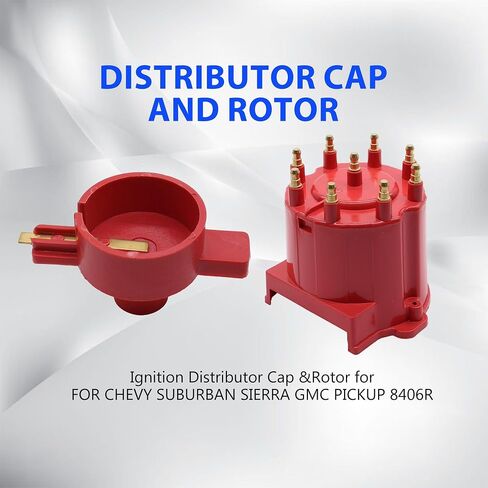 8406 CAR CAR CAR IGNITION DURITITION CAP و ROTOR KIT COOL FOLDECTION TOMPATION مع DODGE B150 B1500 B250 B2500 B350 B3500 D150 Pickup D250 Pickup D350 Pickup Dakota Durango ، Jeep Grand Cherokee in Saudi Arabia