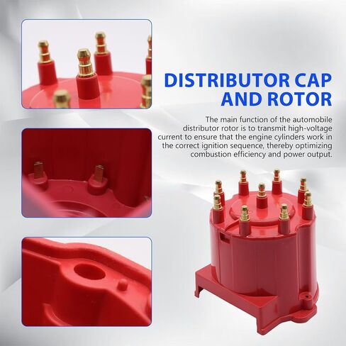 8406 CAR CAR CAR IGNITION DURITITION CAP و ROTOR KIT COOL FOLDECTION TOMPATION مع DODGE B150 B1500 B250 B2500 B350 B3500 D150 Pickup D250 Pickup D350 Pickup Dakota Durango ، Jeep Grand Cherokee in Saudi Arabia