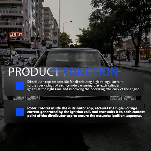 8406 CAR CAR CAR IGNITION DURITITION CAP و ROTOR KIT COOL FOLDECTION TOMPATION مع DODGE B150 B1500 B250 B2500 B350 B3500 D150 Pickup D250 Pickup D350 Pickup Dakota Durango ، Jeep Grand Cherokee in Saudi Arabia
