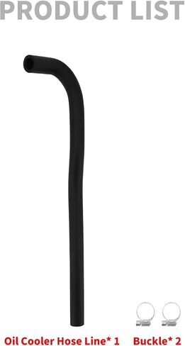 HDBUBALUS Motorcycle Oil Cooler Hose Line Fit For Harley Sportster XL 883 1200 Forty Eight Iron 883 2006-2013 Black in Saudi Arabia