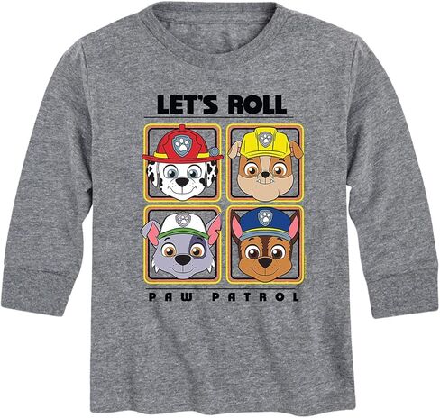HYBRID APPAREL - Paw Patrol - Let's Roll Rocky - Toddler and Youth Long Sleeve Graphic T-Shirt in Kuwait