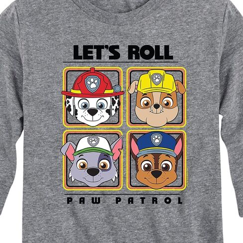 HYBRID APPAREL - Paw Patrol - Let's Roll Rocky - Toddler and Youth Long Sleeve Graphic T-Shirt in Kuwait