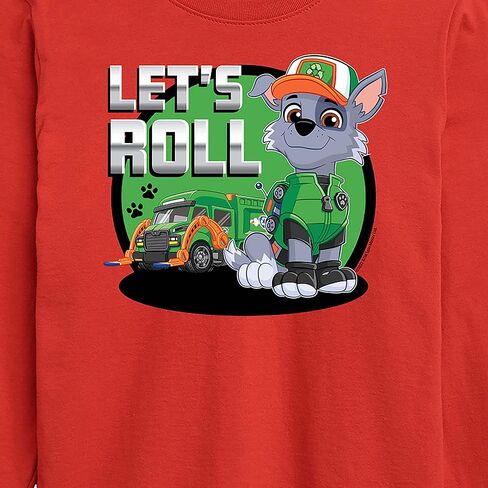 HYBRID APPAREL - Paw Patrol - Let's Roll Rocky - Toddler and Youth Long Sleeve Graphic T-Shirt in Kuwait