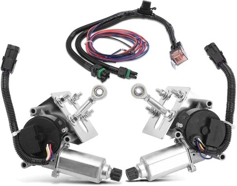 2X Front Left&Right Headlight Headlamp Motor 4-Pins for Chevy for Corvette 1968-1982 Black-Housing 914015 in Saudi Arabia