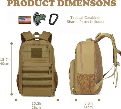 Kids tactical Backpack for Boys School Bag 20L mini Children Backpack for Outdoor Camping Travel (Black CM) in Saudi Arabia
