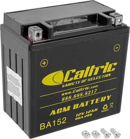بطارية AGM Caltric متوافقة مع Suzuki LTA400 LT-A400F Eiger 2x4 4x4 Auto 2002-2007 in Saudi Arabia