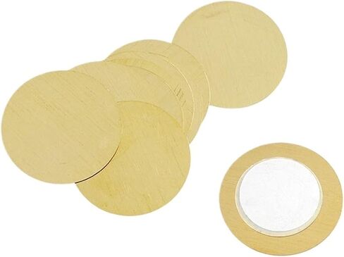 10PCS Piezoelectric Piezo Ceramic Wafer Plate Dia 35MM 50MM,with Wire 12MM 15MM 18MM 20MM 27MM 35MM 50MM(Wire-15mm-10PCS) in Saudi Arabia