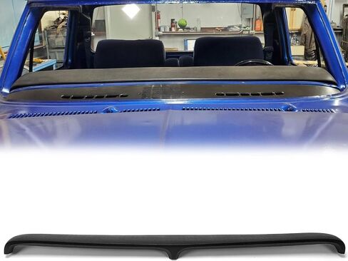 ECOTRIC Black Dash Pad Dashboard Cover Compatible with 1973-1979 Ford F100 F150 F250 F350 Bronco Replacement Dash Pad Cover Molded Complete Plastic in Saudi Arabia