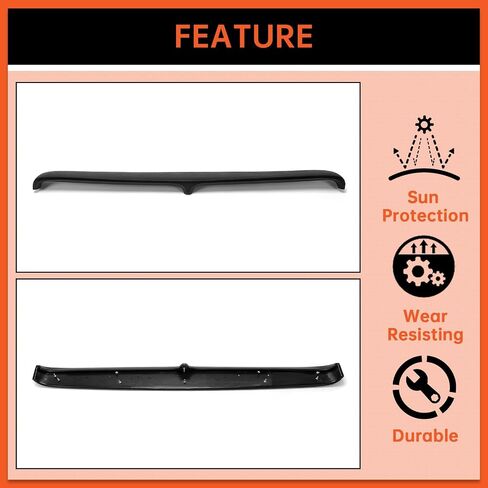 ECOTRIC Black Dash Pad Dashboard Cover Compatible with 1973-1979 Ford F100 F150 F250 F350 Bronco Replacement Dash Pad Cover Molded Complete Plastic in Saudi Arabia