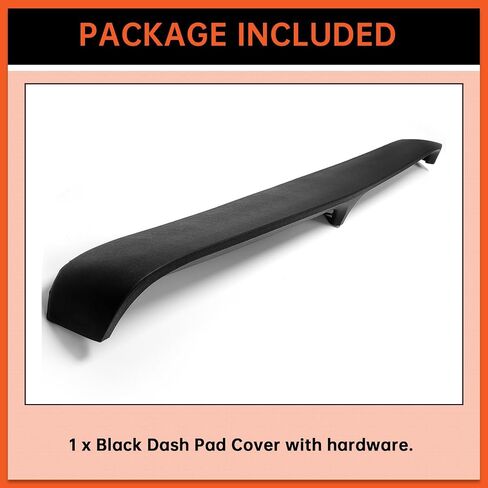 ECOTRIC Black Dash Pad Dashboard Cover Compatible with 1973-1979 Ford F100 F150 F250 F350 Bronco Replacement Dash Pad Cover Molded Complete Plastic in Saudi Arabia